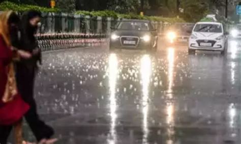 Delhi Rain Lashes Several Parts Of National Capital [watch]