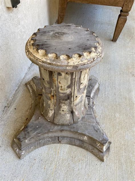 Antique Architectural Wood Pedestal Plinth For Sale At 1stdibs