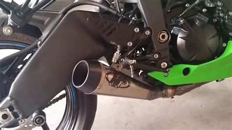 Knalpot M Gp Kawasaki Zx R Youtube