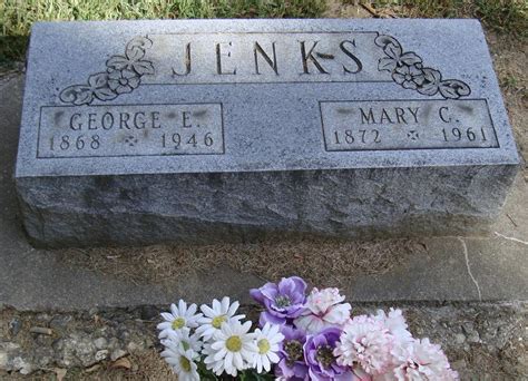 George Edwin Jenks M Morial Find A Grave