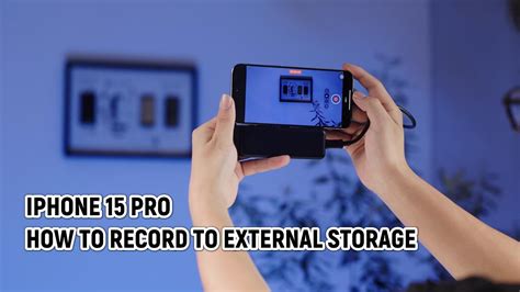 Iphone Pro How To Record To External Storage Plus File Transfer