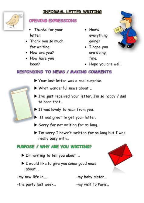 How To Write A Letter A Guide To Informal And Formal English Eslbuzz