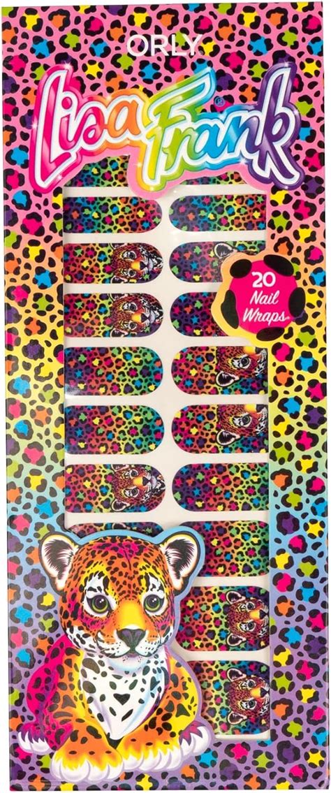 Amazon Orly X Lisa Frank Gel Nail Wraps Instant Long Lasting