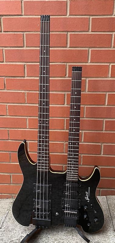 Steinberger Spirit Headless Double Neck Guitar Bass Reverb