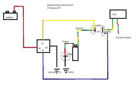 Electric Fuel Pump Wire Diagram