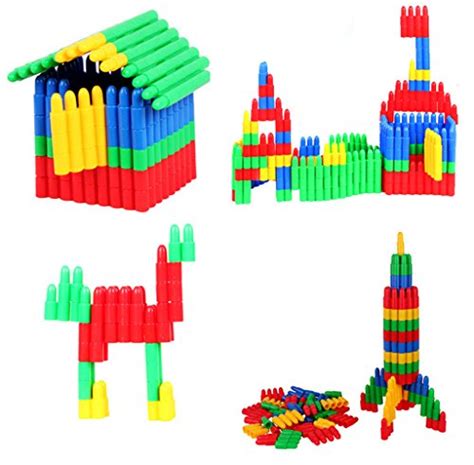 Jingq Jq1008 Plastic Round Head Shape Construction Blocks Diy