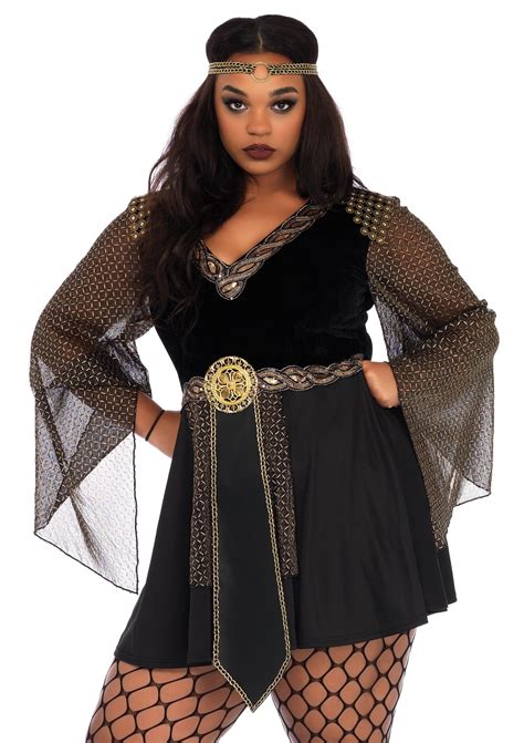 Leg Avenue Womens 2 Pc Plus Size Glamazon Warrior Costume