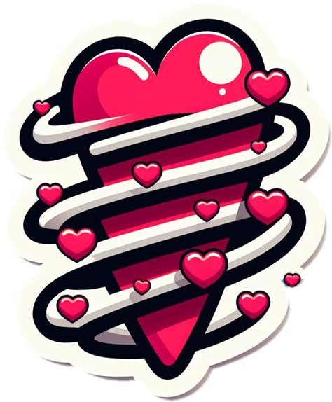 Revolving Hearts Png Clipart Sticker Emoji Transparent Pxbar