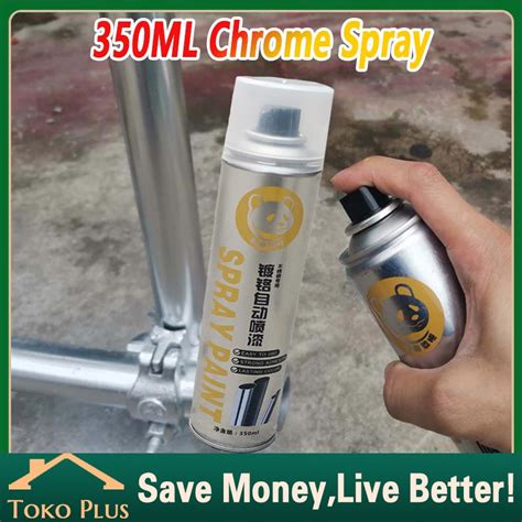 Jual Ml Cat Semprot Chrome Sapporo Chrome Spray Paint Anti Karat