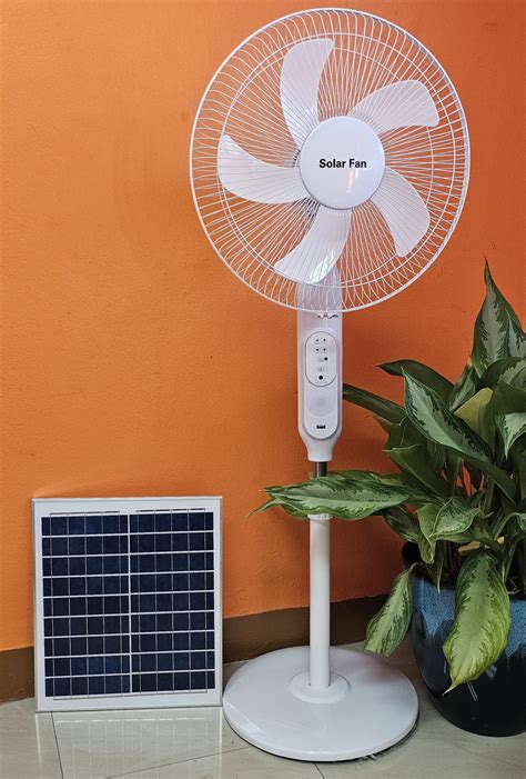 16 Inch Solar Standing Fan Total Solar Energy Ltd