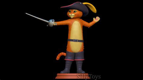 Puss In Boots 3d Model By Sillytoys