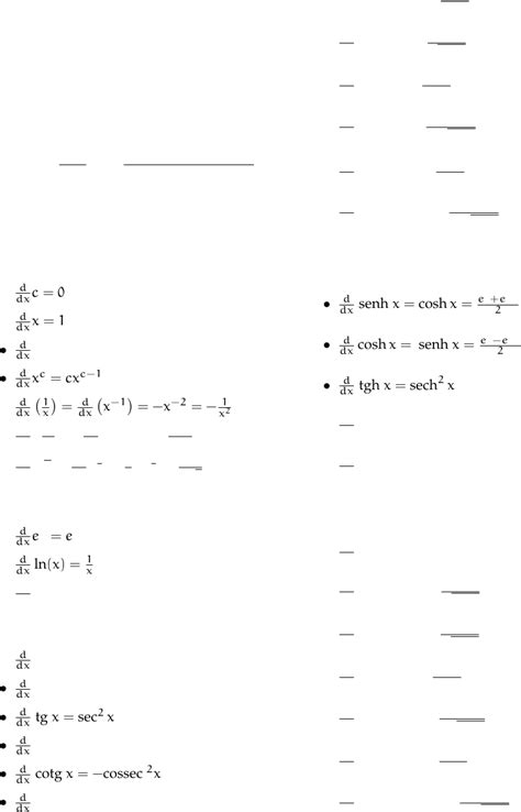 Tabela Derivadas C Lculo Conhe A O Significado De Elisa E Suas