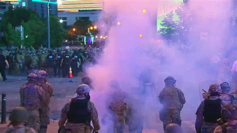 Tear Gas Deployed On Protesters In Atlanta