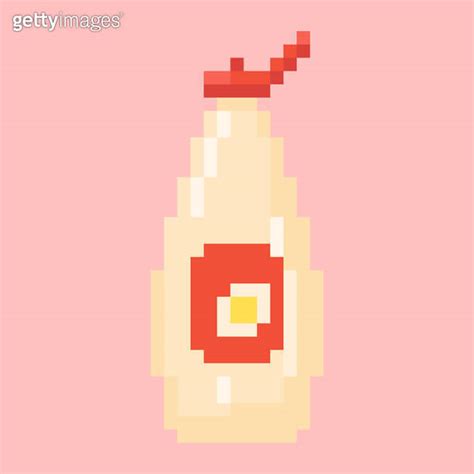 Pixel Art Mayo Mayonnaise Icon