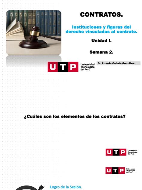 Semana 2 Contratos Instituciones Y Figuras Del Derecho Vinculadas