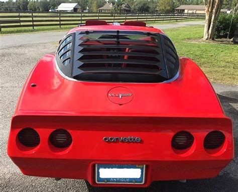 C3 Corvette Rear Window Louvers