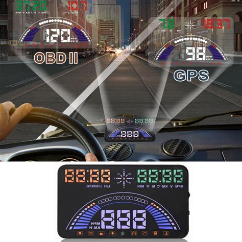 Car Electronics 5 8 S7 Velocidad Digital Proyector Car Head Up Display