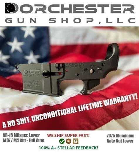 Forged M16 Full Auto Pocket Cut Lower Receiver Ar 15 Lmt Quality Rifle Lowers At