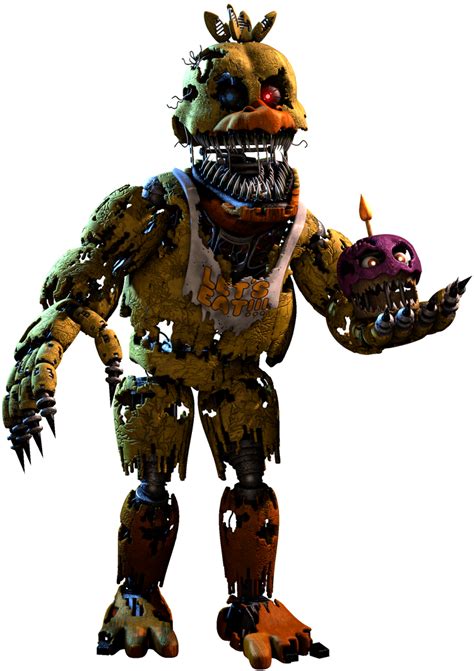 Sfm Fnaf Nightmare Chica Render By Inkbennie On Deviantart