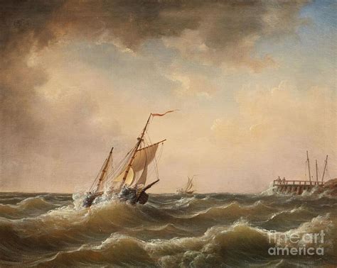 Sailing Ships in Rough Seas Painting by MotionAge Designs - Fine Art America