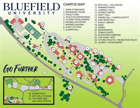 Campus Map | About BU | Bluefield University