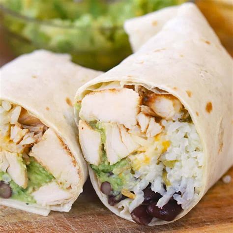 Copycat Chipotle Chicken Burrito - The Carefree Kitchen