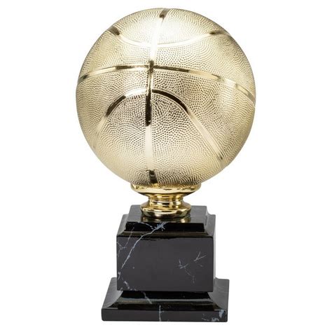 Gold Basketball Triumph Trophy - Far Out Awards