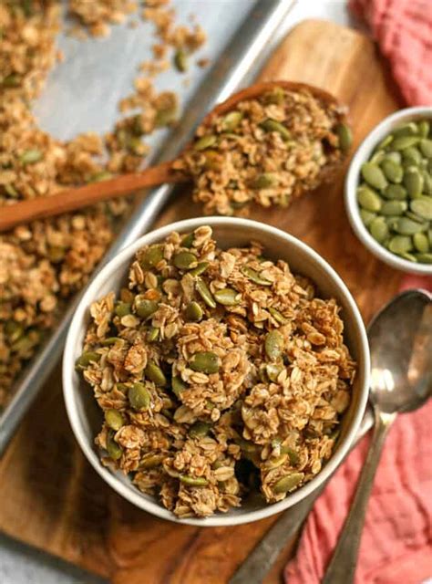 Pumpkin Seed Granola Real Food With Jessica