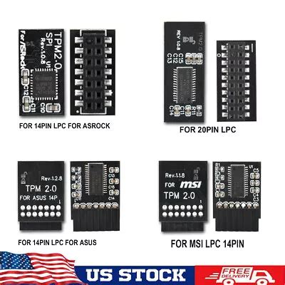 Tpm Security Module For Asus Msi Asrock Grelly Usa