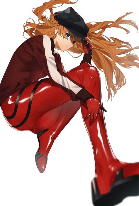 Wallpaper Asuka Langley Soryu Gadis Anime Neon Genesis Evangelion