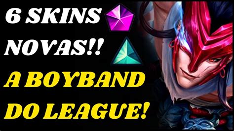 5 Novas Skins Power Spike Yone Prestígio A Nova Boyband do League of