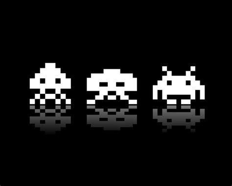 2560x1600 Pixels Pixel Art Digital Art Video Games Space Invaders Vintage Aliens Colorful