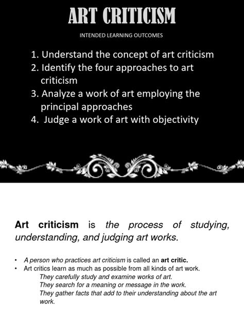 Art-Criticism | PDF | Aesthetics | The Arts