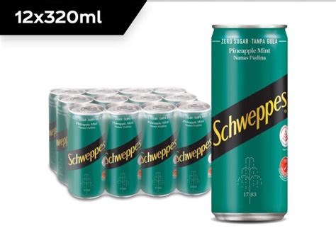 Schweppes Pineapple Mint Can 12x320ml Lazada