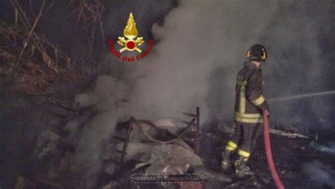 In Fiamme Un Capannone Agricolo In Strada Sant Anna A Fossano