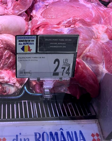 C T Cost Kilogram De Pulp De Porc N Supermarket Urile Carrefour