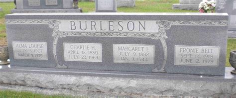 Charles H Charlie” Burleson 1880 1969 Find A Grave Memorial