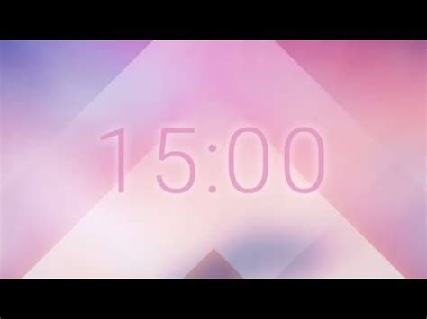 15 Minute Timer with Productivity Music - YouTube