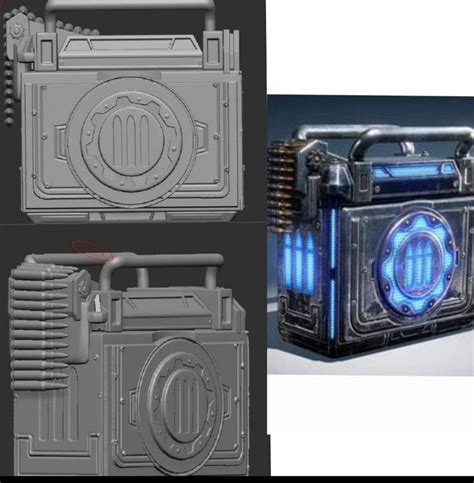 D Print Models Gears Of War All X Ammo Crate Files Cosplay Replica