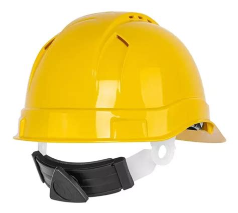 Casco De Seguridad Ventilado Amarillo Truper 101257