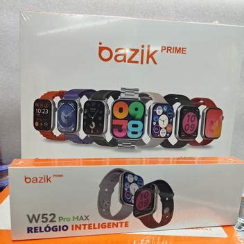 Relógio smartwatch inteligente 7 pulseiras w52 Bazik Smartwatch