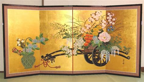 Japanese Screen Painting at PaintingValley.com | Explore collection of Japanese Screen Painting