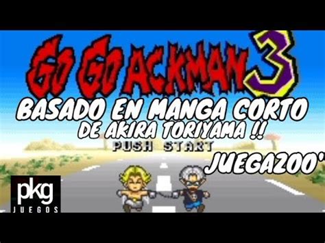 go go ackman 3 súper nintendo formato pkg para tu play 3 basado en