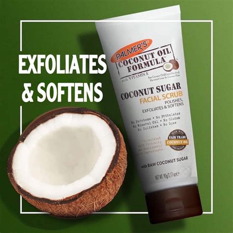 PALMERS Coconut Oil Formula With Vitamin E Coconut Sugar Facial Scrub