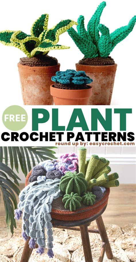 Top Free Patterns For Crochet Plants Easy Crochet Patterns