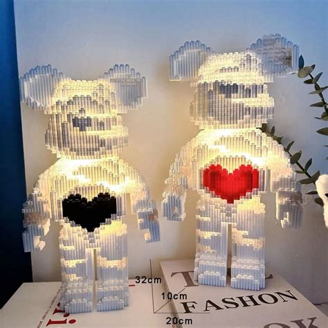 Лего bearbrick з підсвіткою, lego, подарунок на день закоханих: 1 850 ...