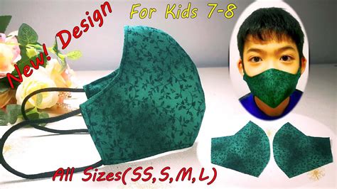 All Sizes 😷very Easy New Style Pattern Mask Face Mask Sewing Tutorial Diy Breathable Mask