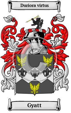 Gyatt Name Meaning, Family History, Family Crest & Coats of Arms