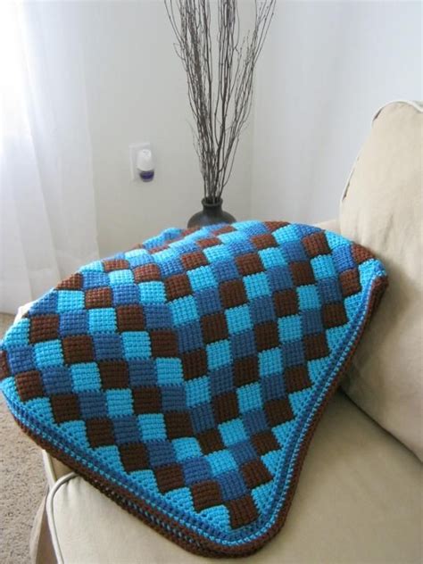 1000+ images about tunisian entrelac crochet on Pinterest | Crochet ...