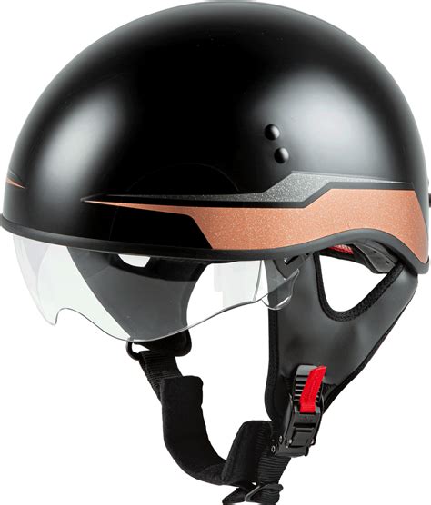 Buy GMAX HH HALF HELMET SOURCE NAKED BLACK COPPER
